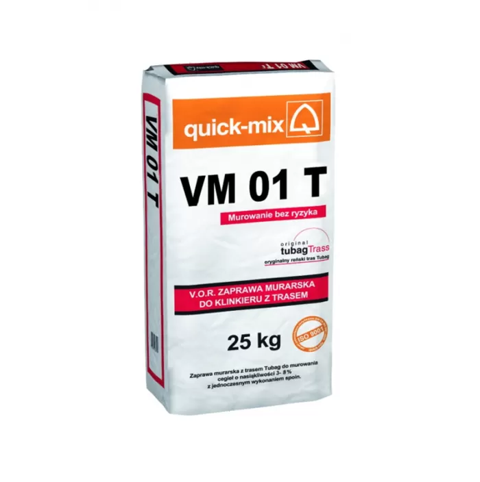 Кладочный раствор VM 01 T с трассом Quick-mix