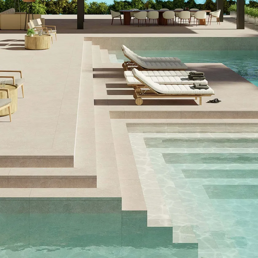 Керамогранитные ступени для бассейнов Mayor