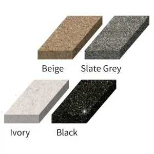 Доступен в цветах: Beige, Slate Grey, Ivory, Black.