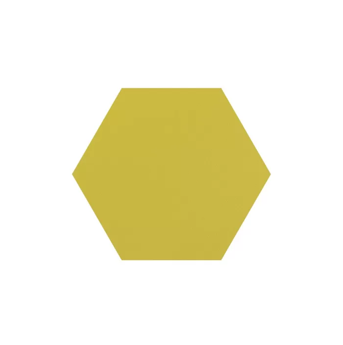Шестикутна кислотостійка плитка 150×175 жовта