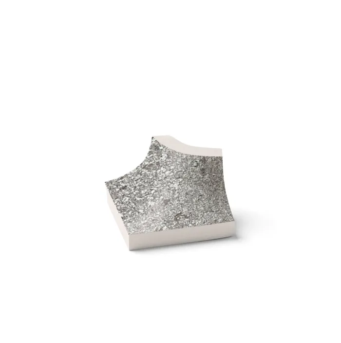 Внешний торцевой угол 6.5×6.5cm (Stromboli Silver)