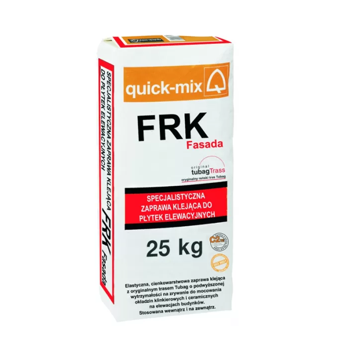 FRK-эластичный клеевой раствор с трассом, класс C2TE Quick-mix