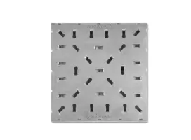 Плитка для підлоги з нержавіючої сталі, пласка поверхня 300x300x3 мм