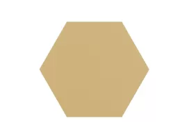 Шестикутна кислотостійка плитка 150×175 гірчично-жовта