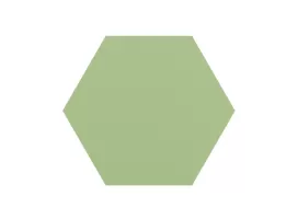 Шестикутна кислотостійка плитка 150×175 зелена