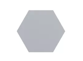 Шестикутна кислотостійка плитка 150×175 світло-сіра