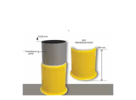 Гигиенический плинтус для колонн 300×220 мм